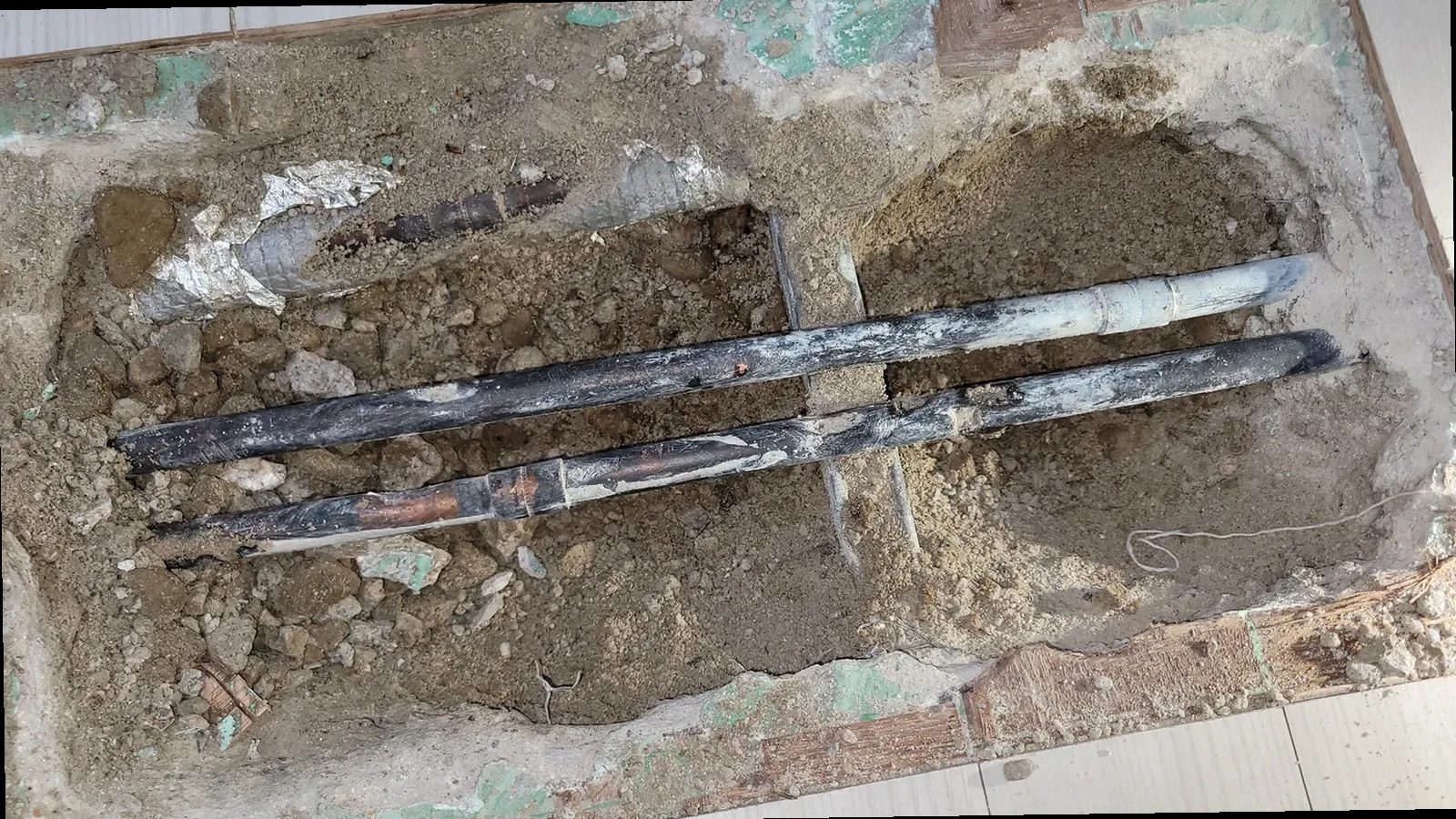 아산시 인주면 배관누수검사방법 3단계로 본 누수탐지 전후 비교